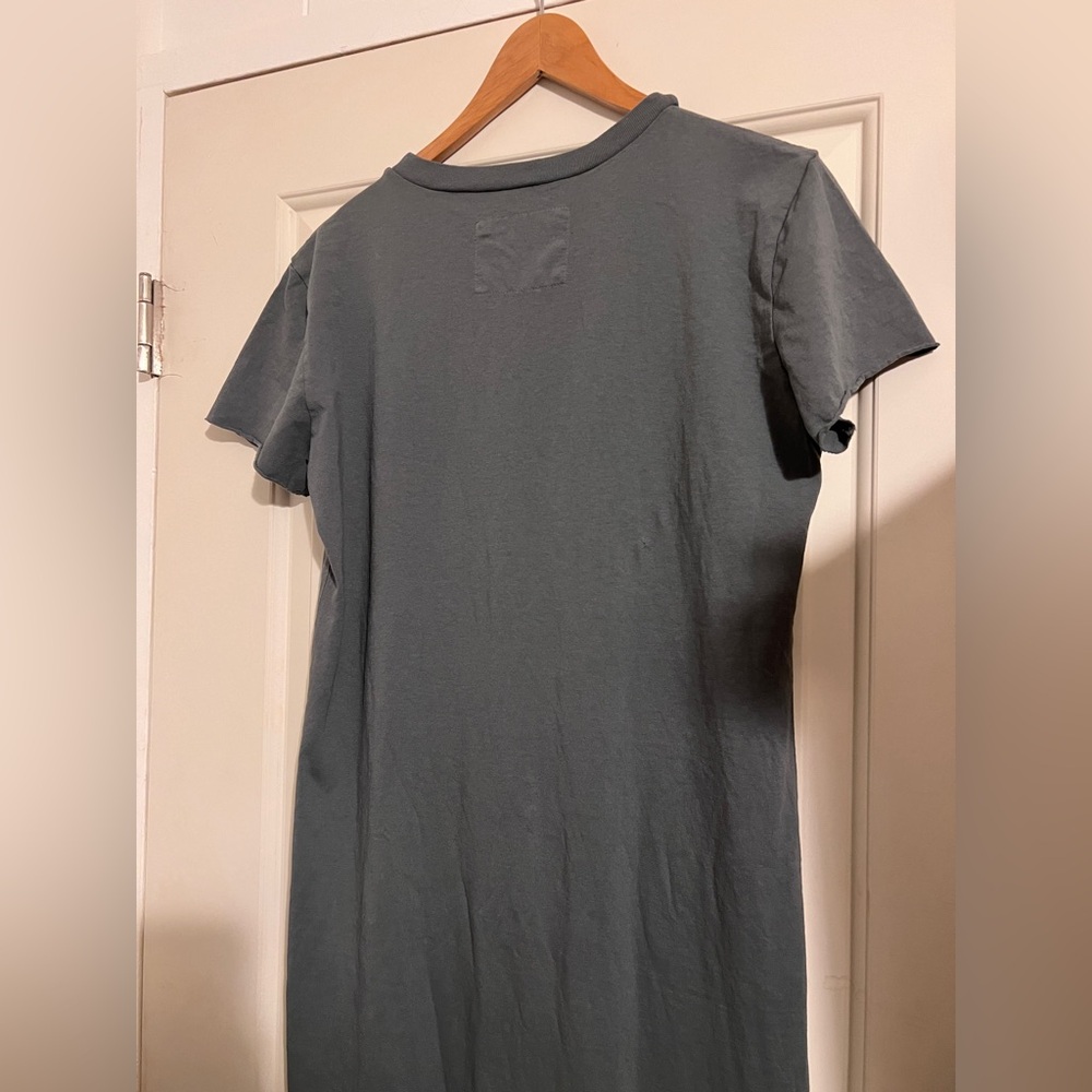 Frank & Eileen $188 Harper Tee Lab Maxi Shirtdress Shirt Dress Gray Coastal - Picture 4 of 7